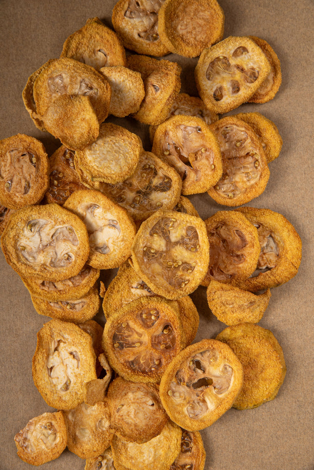 End of Season Feijoa Chips