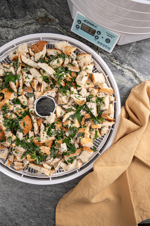 Crispy Dehydrator Breadcrumbs (and Croutons)